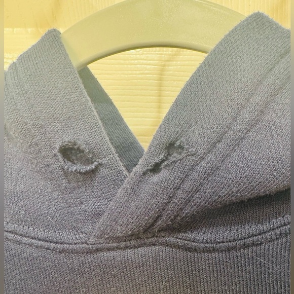 Bella Canvas Navy Fleece Hoodie - Picture 3 of 4